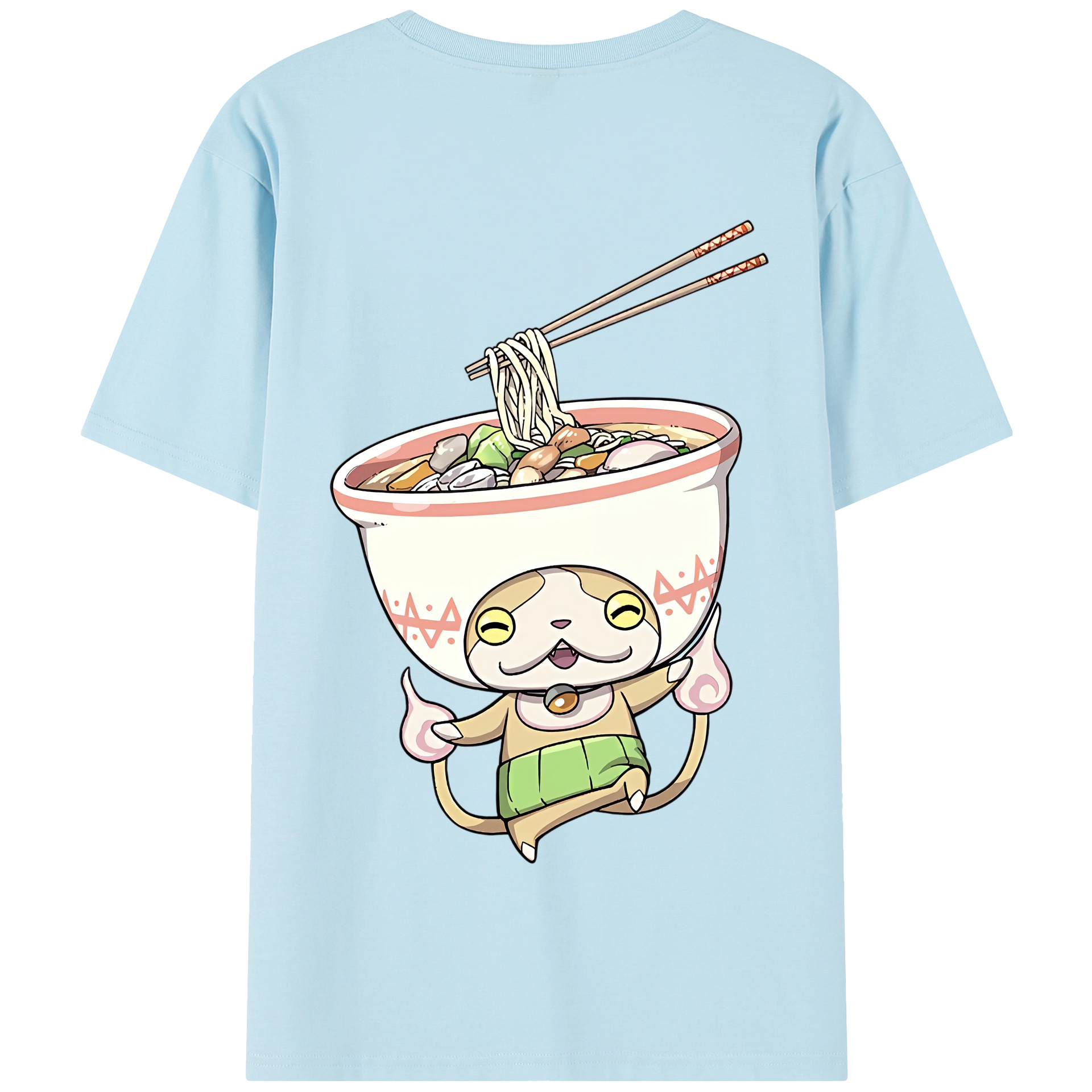 （画像用） 妖怪ウォッチ Yo-kai Watch 綿100％半袖Tシャツ（背面プリント）